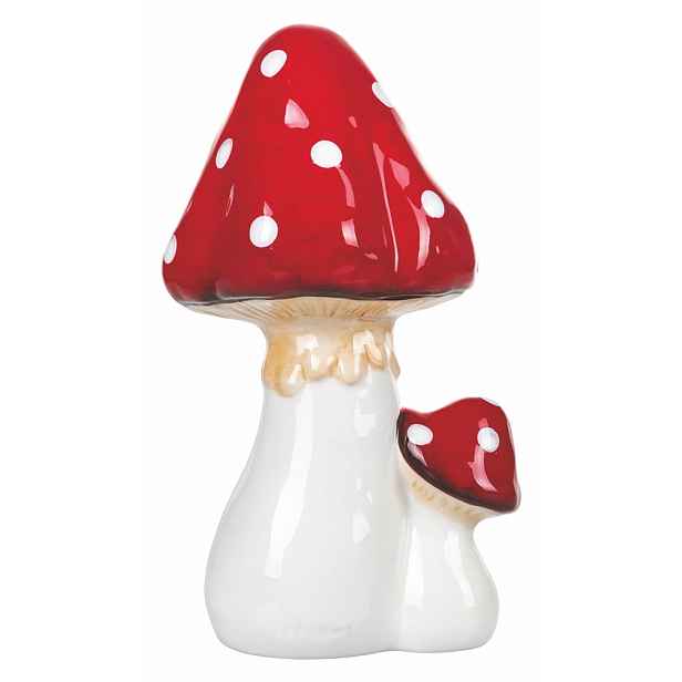 Keramická vánoční dekorace VDE Tivoli 1996 Fungo, výška 23,5 cm