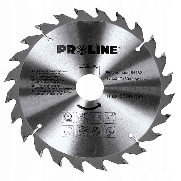 Kotoučová Pila Na Dřevo 350x40Tx30MM Proline