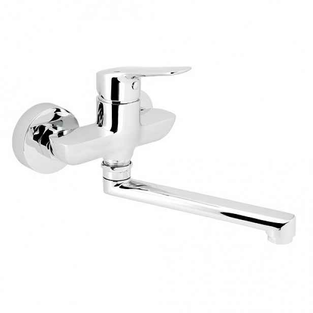 Novaservis Metalia 54 dřezová - umyvadlová baterie s otočným ramínkem 100 mm chrom 54077,0 54077.0