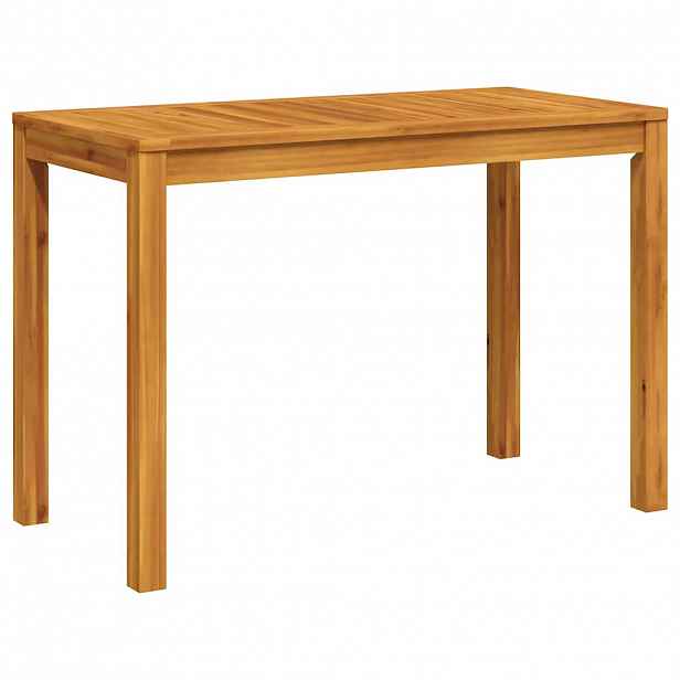 vidaXL Zahradní jídelní stůl 110 x 55 x 75 cm masivní akáciové dřevo