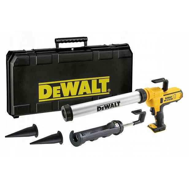 Akumulátorový vytlačovač lepidla a silikonu, Xr, 18V, DeWalt [DCE581NK-XJ]