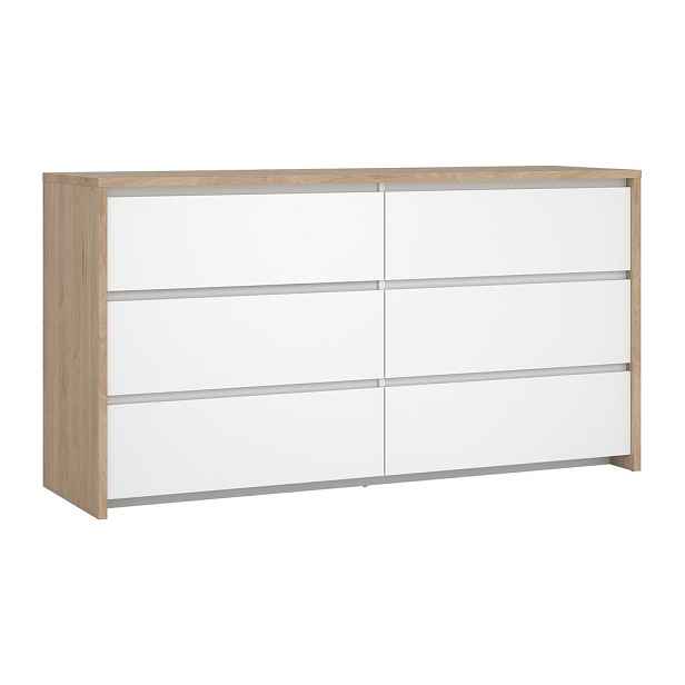 Bílá komoda 157x84x48 cm Next – Tvilum