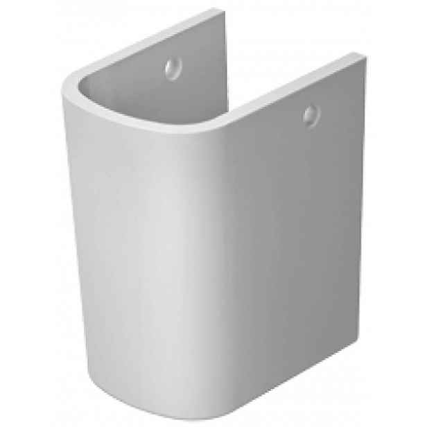 Duravit DuraStyle - Polosloup, bílá 0858310000