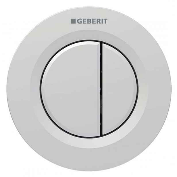Geberit - Oddálené ovládání splachování typ 01, 2-činné, easy to clean, matný chrom 116.042.JQ.1