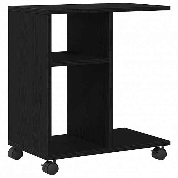vidaXL Odkládací stolek Černý dub 50 x 30 x 55 cm Kompozitní dřevo