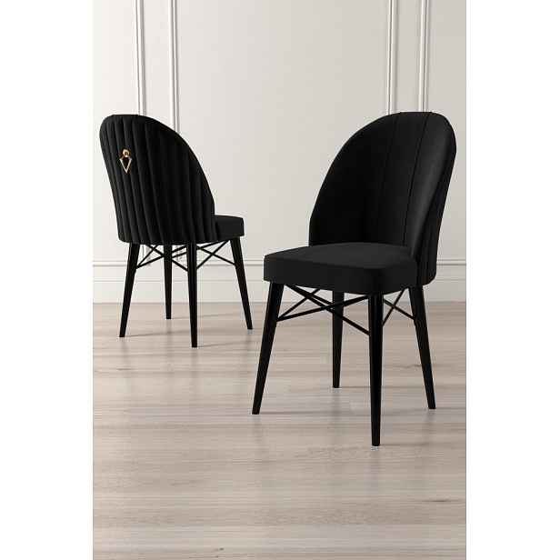 Sada židlí (4 kusy) Ritim - Black