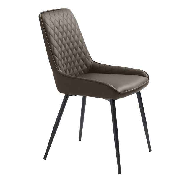 Tmavě hnědá jídelní židle Milton – Unique Furniture