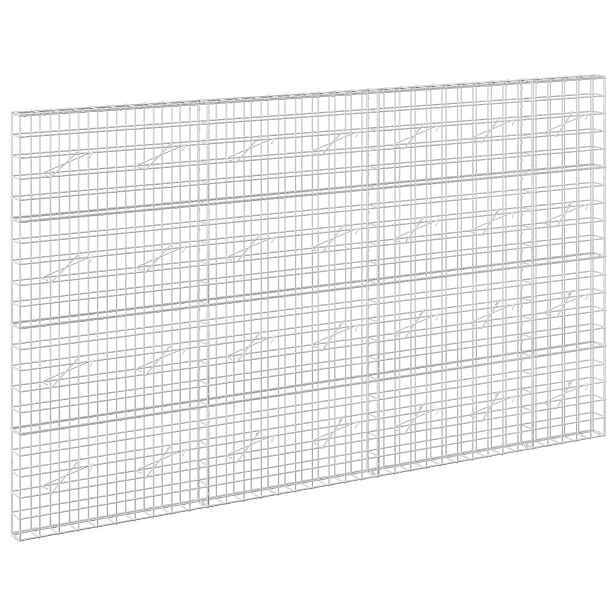 vidaXL Gabion s drátem 5 mm a síťkou 10x10 cm 350x10x200 cm