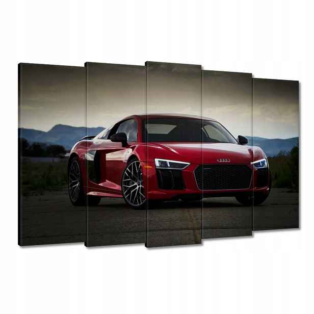 Obrazy 150x95 Červené Audi Quattro