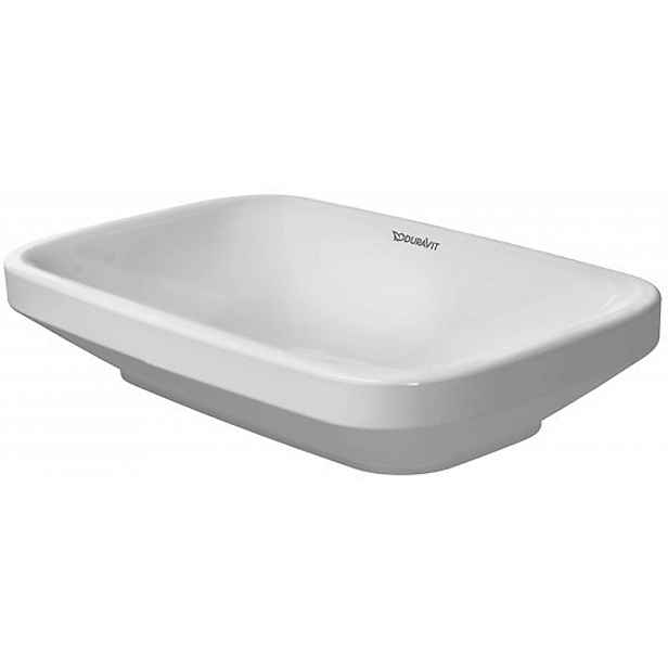Duravit DuraStyle - Umyvadlo na desku, 60x38 cm, bez přepadu, bílá 0349600000