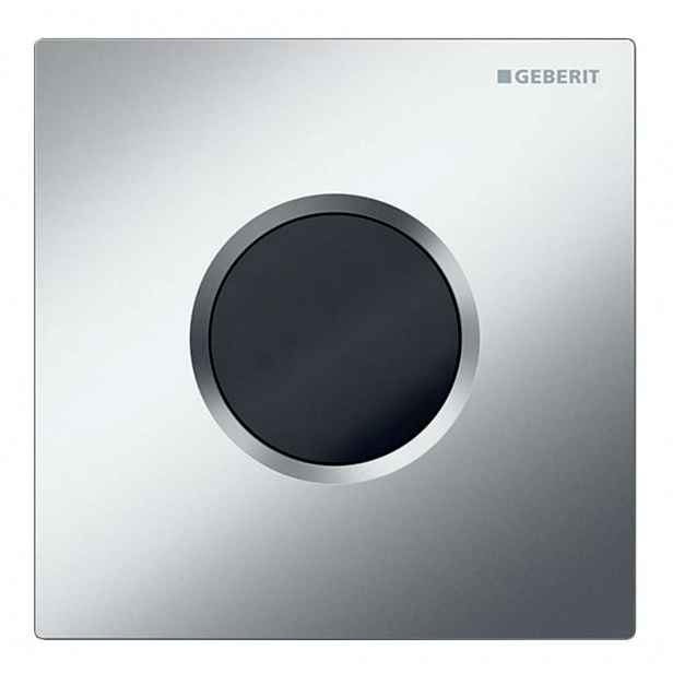Geberit - Elektronické ovládání splachování pisoárů typ 01, bateriové napájení, easy to clean, matný chrom 116.031.JQ.5