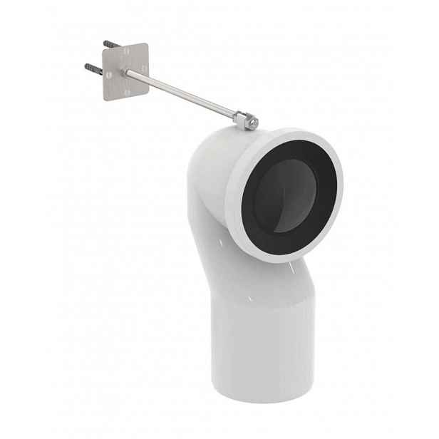 Ideal Standard - Odpadní koleno svislé, 125-135 mm, bílá J324867
