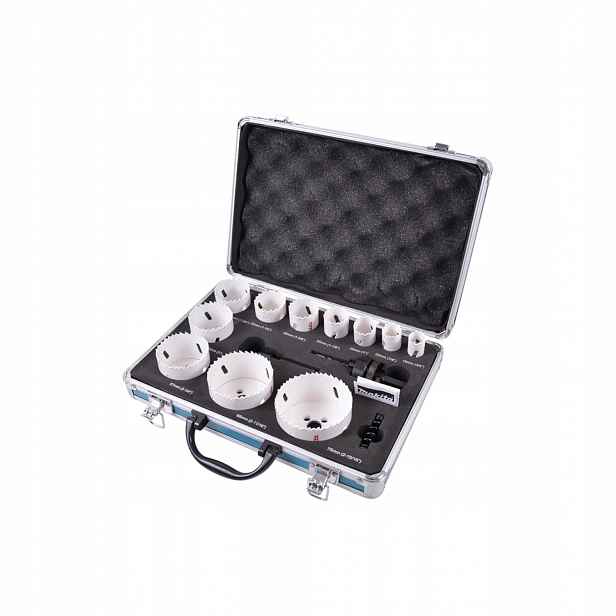 Makita D-47298 Sada děrovaček BiM 14el Ø19-75 mm v kufříku