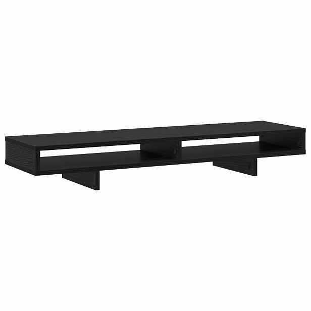 vidaXL Stojan na monitor Černá 100 x 27 x 15 cm Kompozitní dřevo