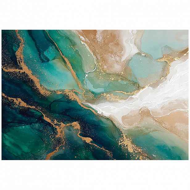 Wallarena FOTOTAPETA Mramor Glamour Green 250x175 cm