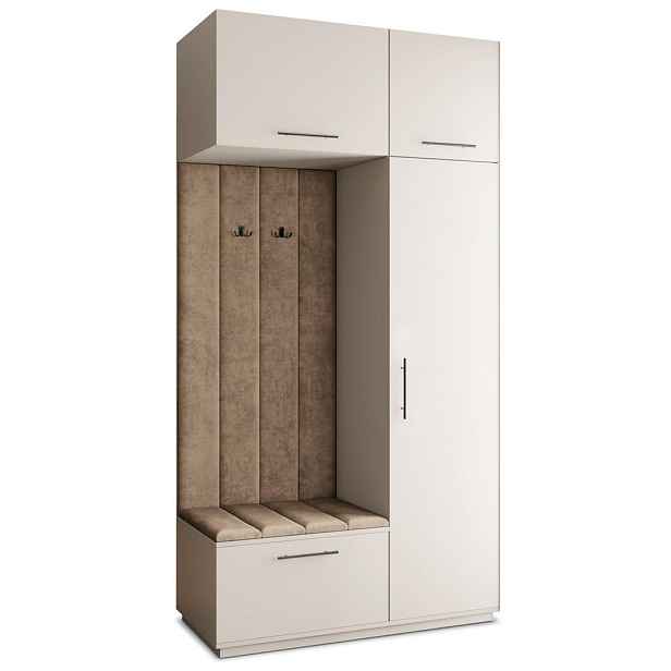 MASSENO MODERNÍ PŘEDSÍŇOVÁ SESTAVA REMA, 120/240/60 cm, kašmírová