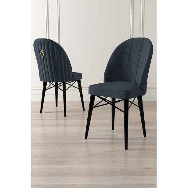 Sada židlí (4 kusy) Ritim - Anthracite, Black