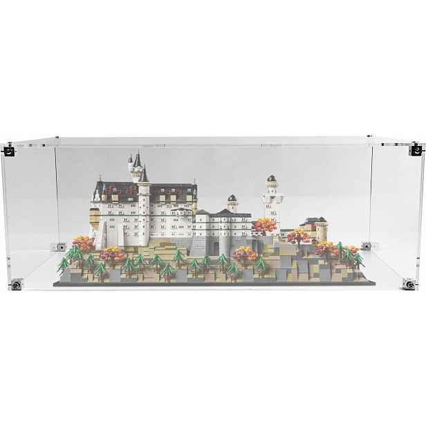 Vitrína Drewlandia pro stavebnici Lego 21063 Architecture Zámek Neuschwanstein