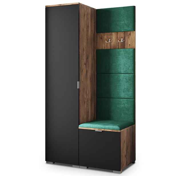 MASSENO MODERNÍ PŘEDSÍŇOVÁ SESTAVA LORI, 95/181/51 cm, dub Lefkas
