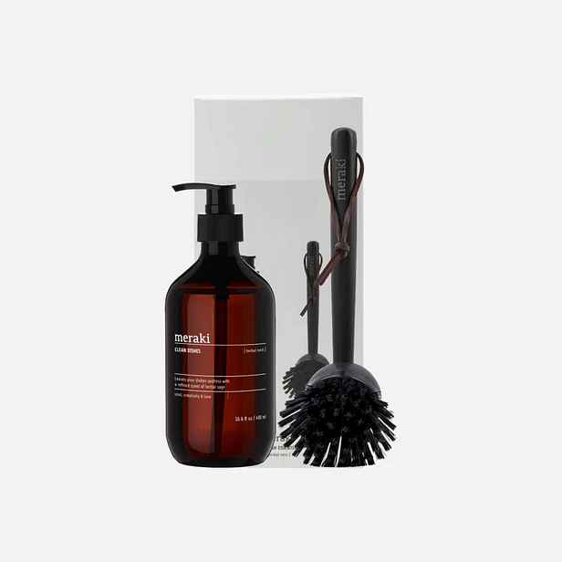 Dárková sada na mytí nádobí 490 ml Meraki HERBAL NEST