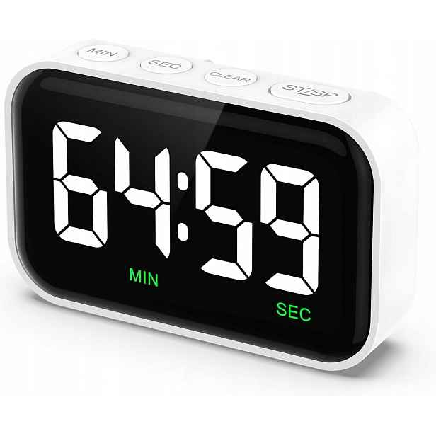 Digitální magnetický časovač LCD Minutník Kuchyňský Stoper Učení Vaření