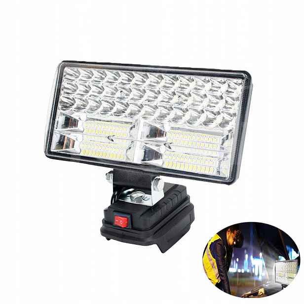 Pracovní Lampa Halogen Led 8 palců Na Lithiovou Baterii Makita s 2USB