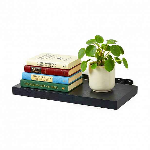 Relaxdays POLICE Černá MDF 60 cm