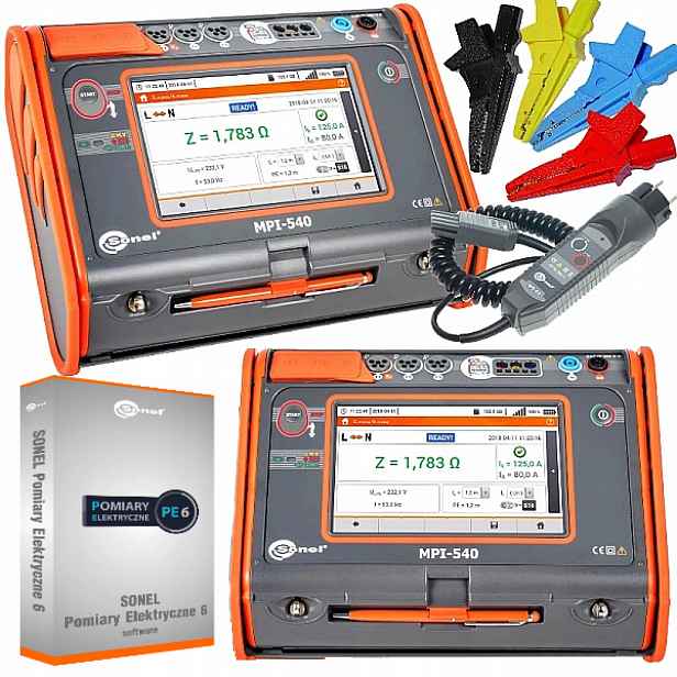 Sonel Měřič parametrů elektrických instalací MPI-540 program PE6