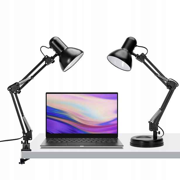 Stolní Lampa Aigostar E27, Stojanová A Upínací Stolní Lampa 2 V 1