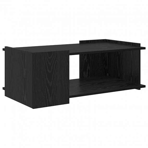 vidaXL Konferenční stolek Černý dub 90 x 50 x 33 cm Kompozitní dřevo