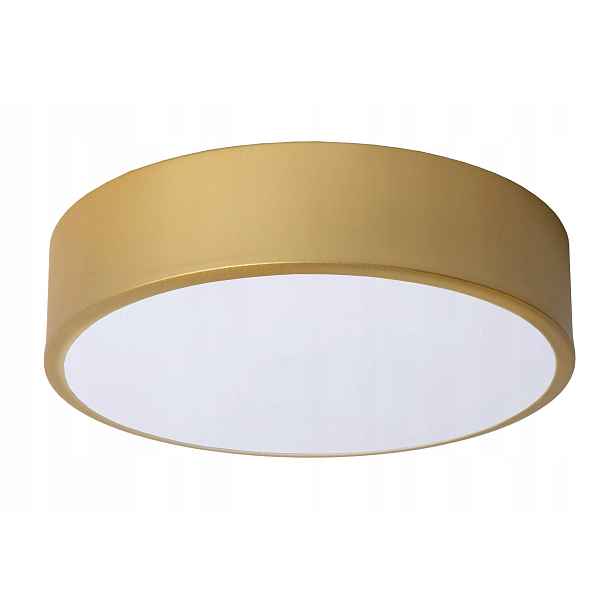 Stropní svítidlo stropní svítidlo Led zlatá kulatý 20 cm do ložnice obývacího pokoje Lucide