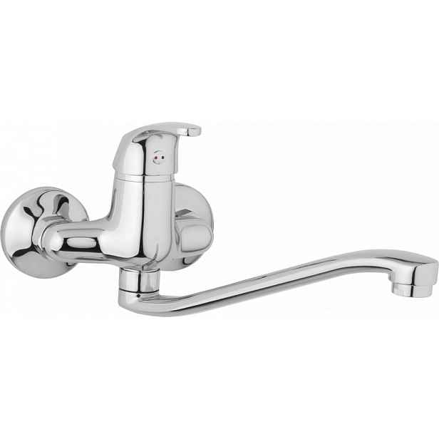 JB Sanitary Nástěnná dřezová a umyvadlová baterie SLIM, rozteč 100 mm, S ramínko 250 mm A10 30 20