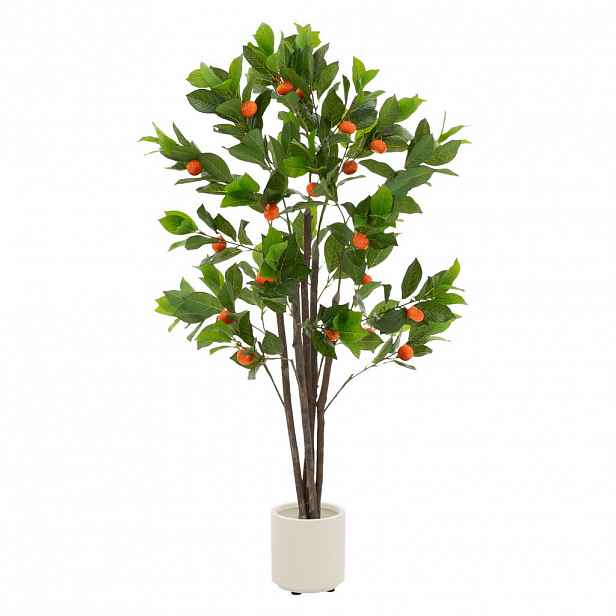ML-DESIGN UMĚLÁ ROSTLINA Pomerančovník 130 cm z plastu