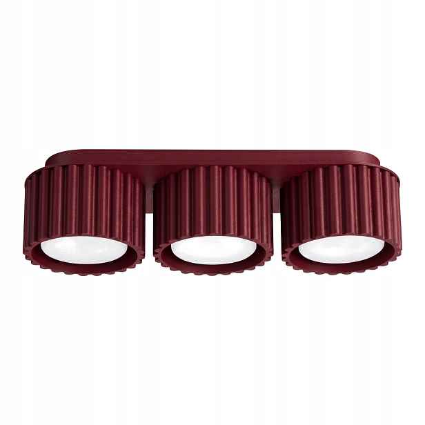 Sollux lighting stropní spot moderní vínový trojitý 3xgx53 aura