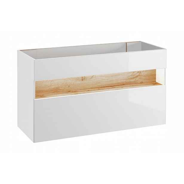 Szafka pod umywalkę 120cm Bahama White szuflada