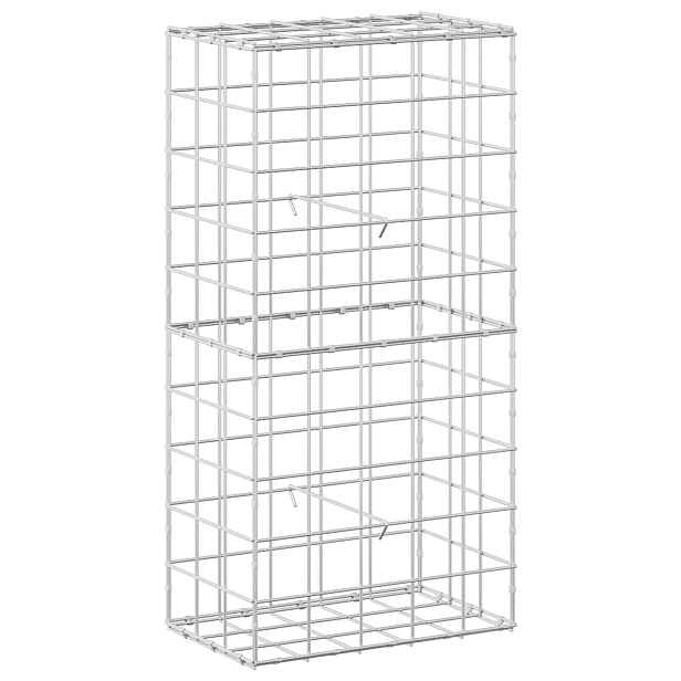 vidaXL Gabion s drátem 3,5 mm a síťkou 10x10 cm 50x30x100 cm