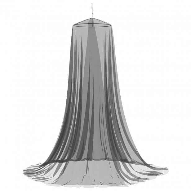 vidaXL Moskytiéra na postel 3 ks 156 mesh Černá ⌀56 x 220 cm Polyester