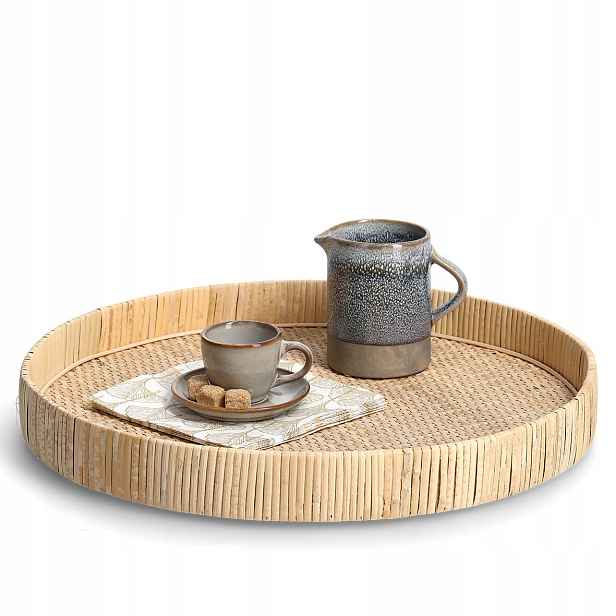 Dekorační tác Rattan, O 40 cm, Zeller