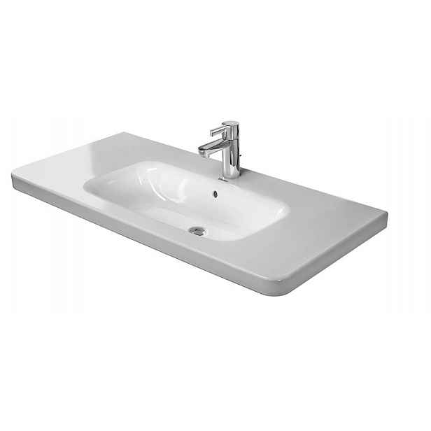Duravit DuraStyle - Umyvadlo 100x48 cm, s 1 otvorem pro baterii, bílá 2320100000