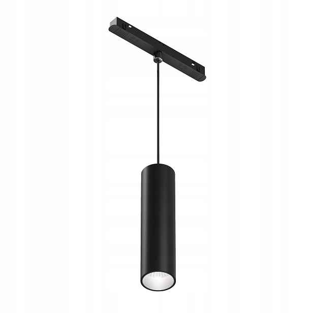 Maytoni závěsná kolejnicová lampa černá Led trubka 12W 2700K-6000K