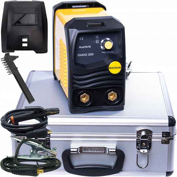 Svařovací stroj Magnum Snake 200I New Design Mma Tig Lift Igbt 200A 230V kufr
