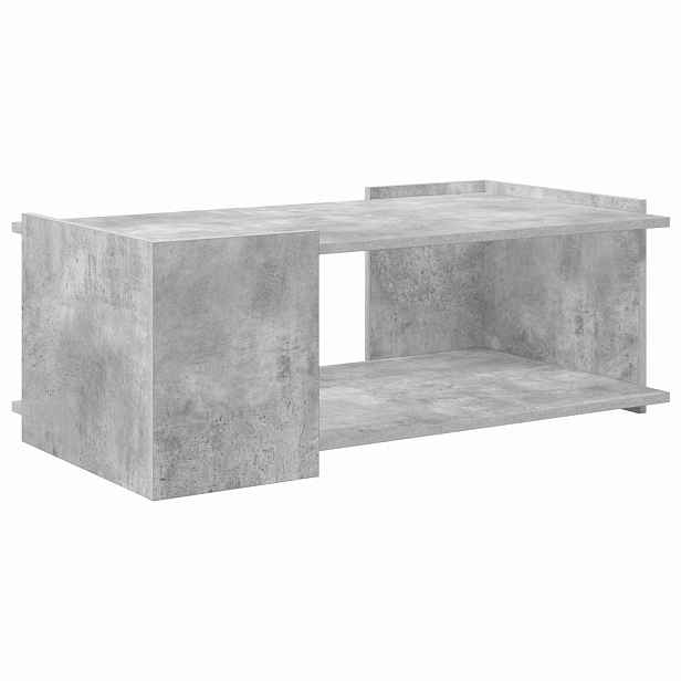 vidaXL Konferenční stolek Betonově šedá 90 x 50 x 33 cm