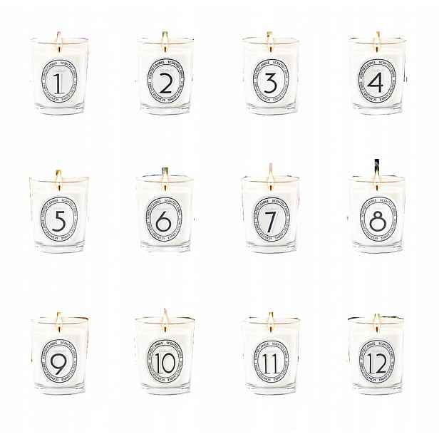 Vonné svíčky sójové dárek 12 ks Scented Candle