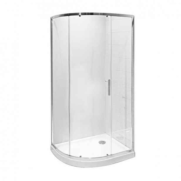 Sprchový kout asymetrický 98x78x195 cm Jika Tigo chrom lesklý H2512110026661