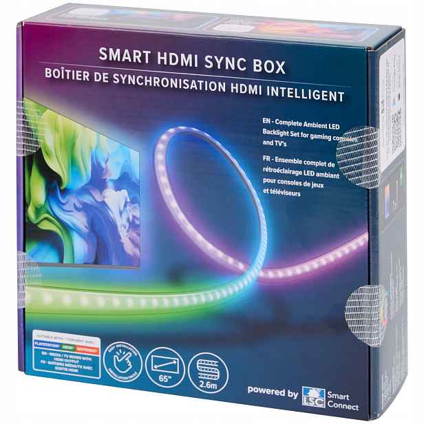 Led páska Lsc Smart Connect 2,6 m vícebarevná Hdmi E: 8712879162834