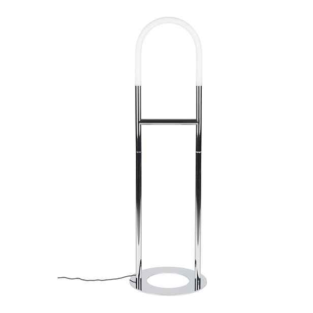 LED stmívatelná stojací lampa ve stříbrné barvě (výška 135 cm) Arch – Zuiver