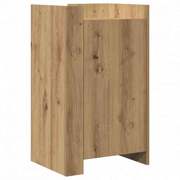 vidaXL Servírovací skříň Artisanový dub 45 x 35 x 75 cm
