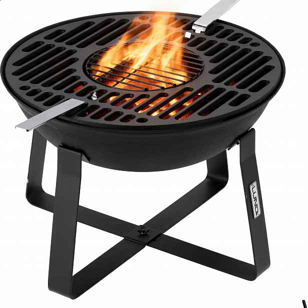 Zahradní Litinové Ohniště Na Gril 50 CM Litinový Rošt Lund 99719