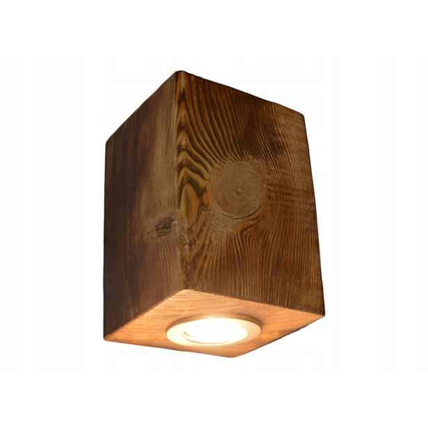 Nástěnné svítidlo ze starého dřevěného trámu LedBlock