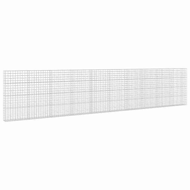 vidaXL Gabion s drátem 3,5 mm a síťkou 10x10 cm 1000x30x200 cm